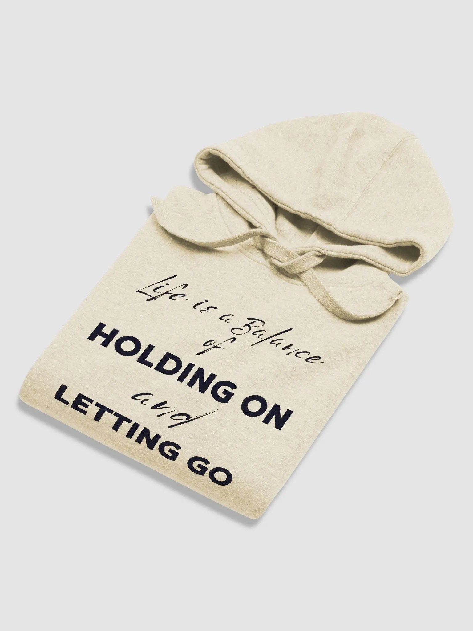 "HOLDING ON and LETTING GO" Premium Unisex Hoodie product image (6)