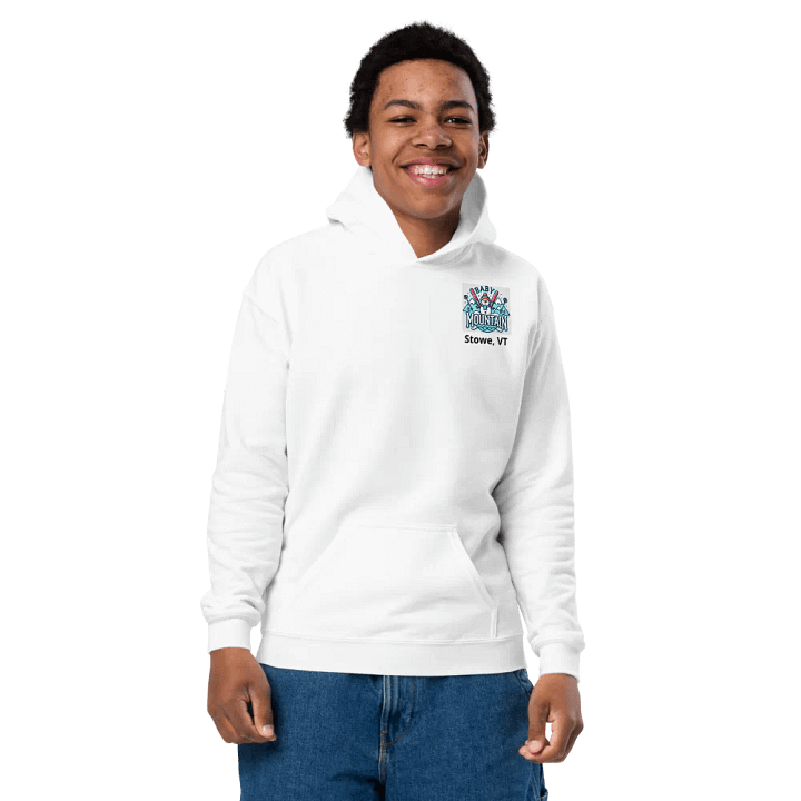 Snowman Slope Youth Hoodie - Stowe, VT product image (12)