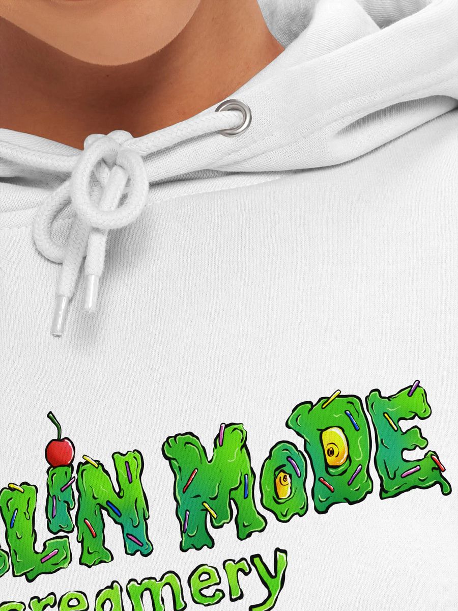 Goblin Mode Creamery Font logo on front w/ Cone Logo on back Hoodie product image (7)
