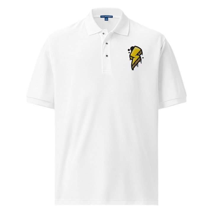 Bold Lightning Bolt Emblem Polo Shirt product image (1)