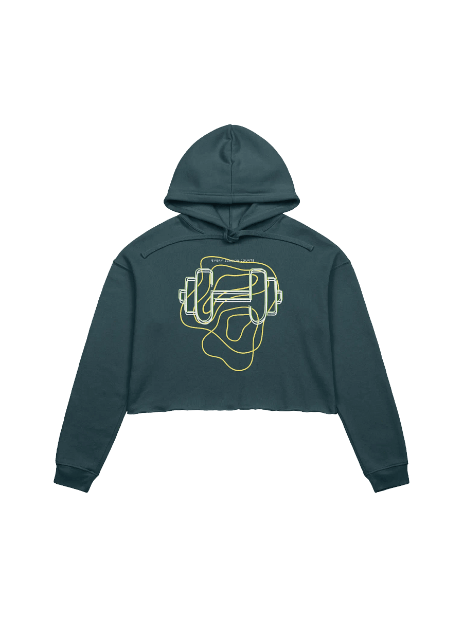 Strength in Style Dumbbell Crop Hoodie product image (7)