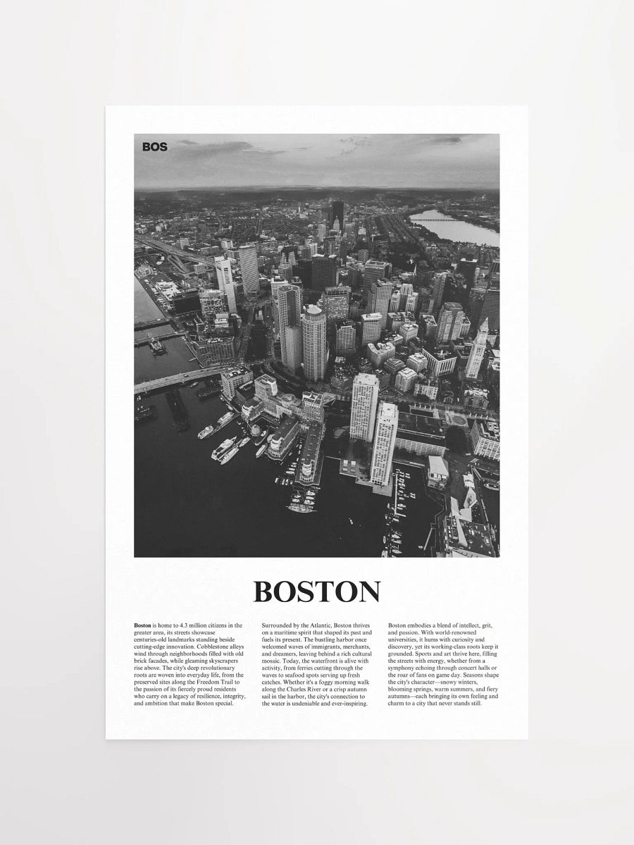 Boston 01 Newspaper Poster product image (5)