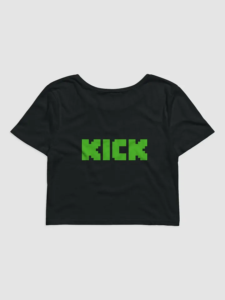 DJ SETSROCKA - Women's Crop Baby Tee - Black product image (2)