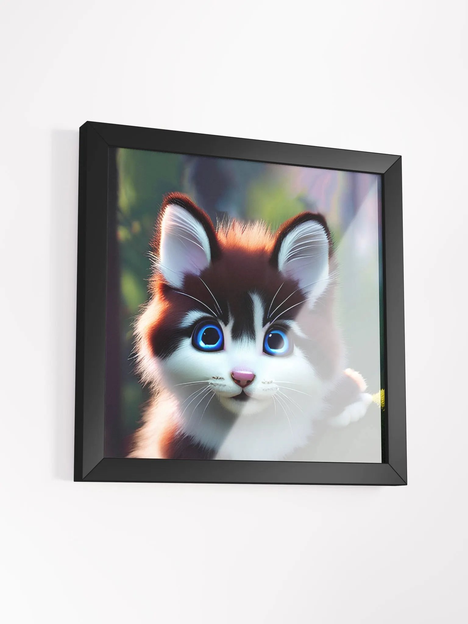 Enchanting Whiskers - Forest Gaze Poster product image (3)
