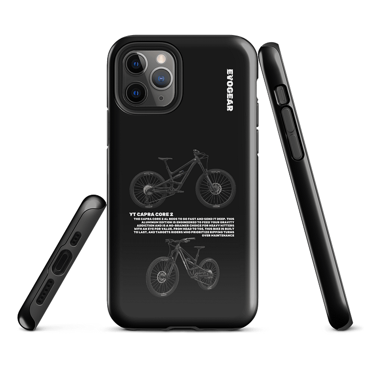 Black YT Capra Core 2 iPhone Case product image (3)