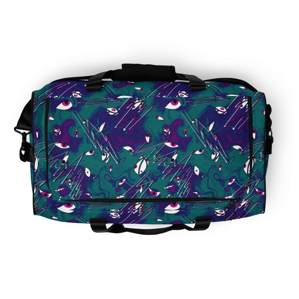 Eyes and Lightning Magic Duffle Bag (Overdose Colours) product image (7)