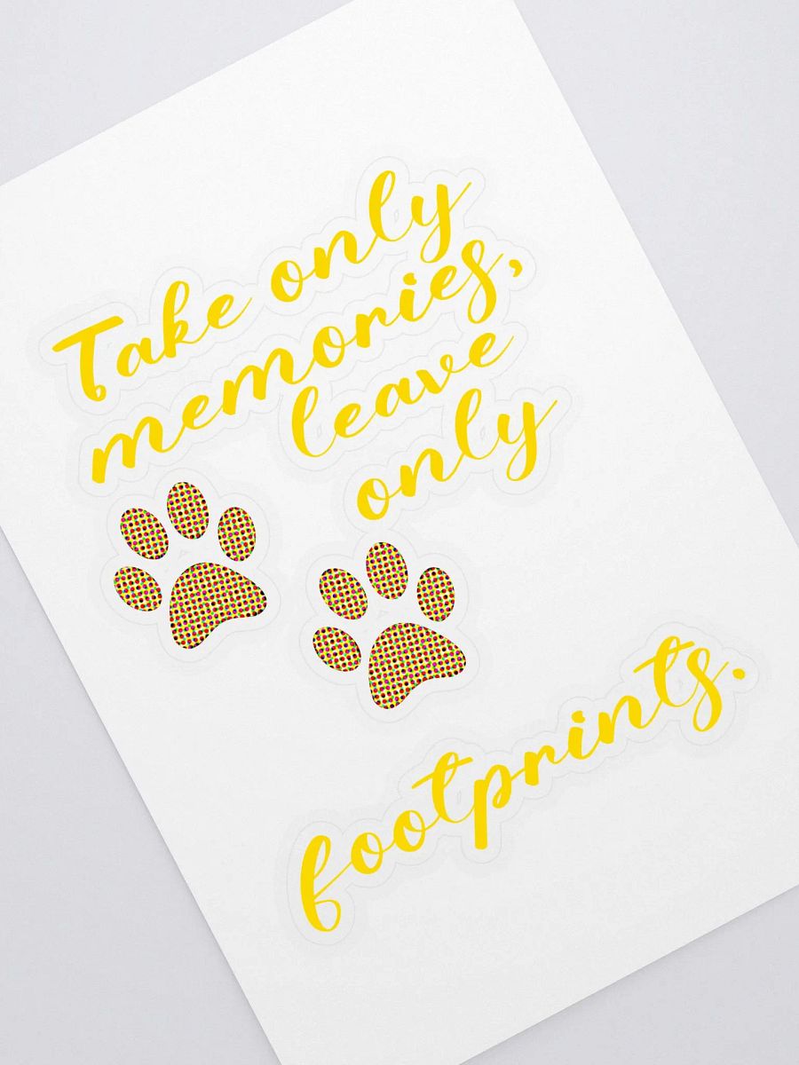 Take only memories, leave only footprints. product image (1)