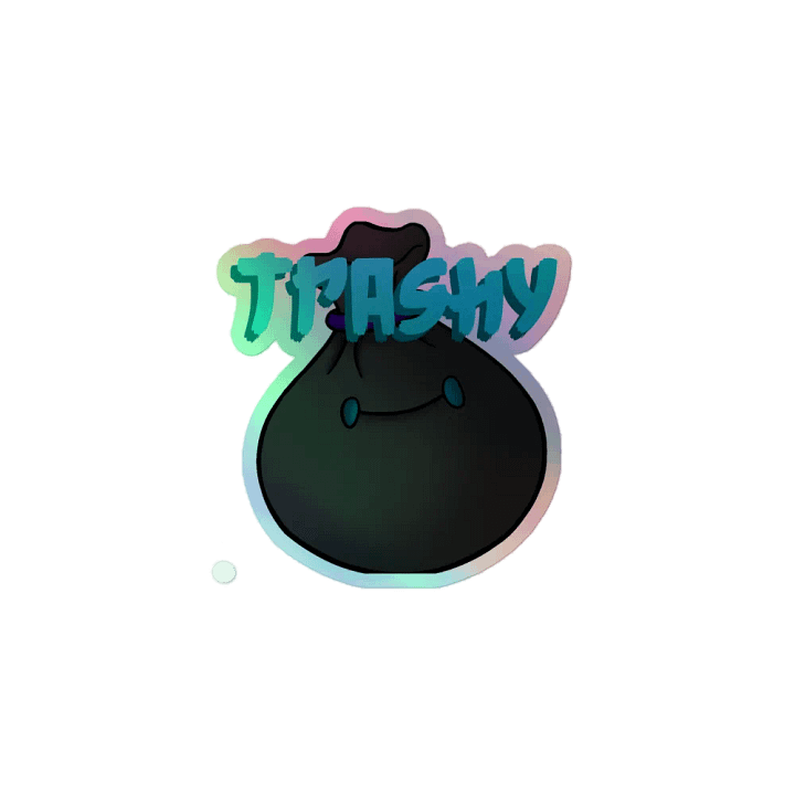Trashy Smiles Holographic Sticker product image (1)