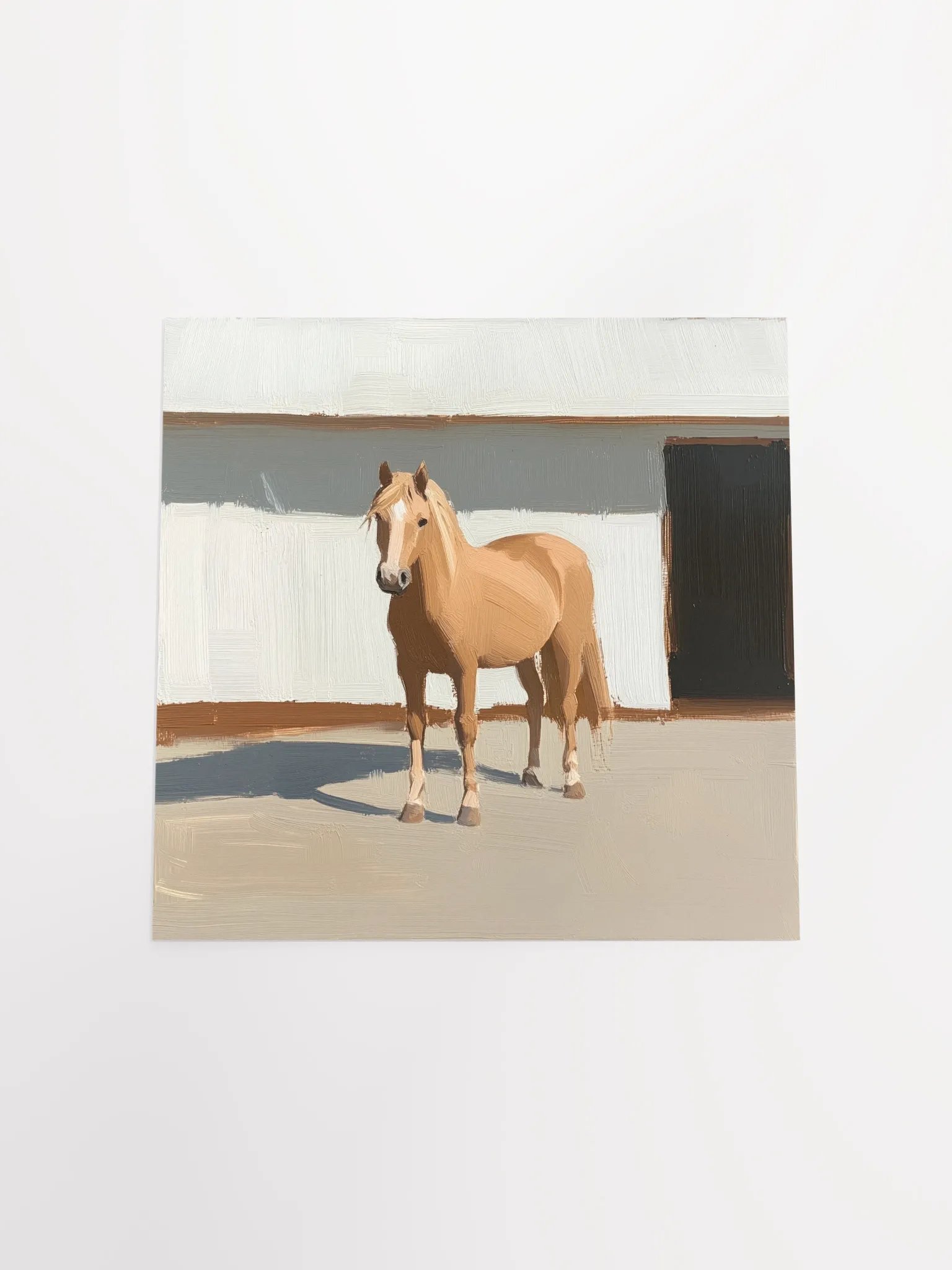 Modern Farmhouse: Brown Horse I Art Print product image (18)