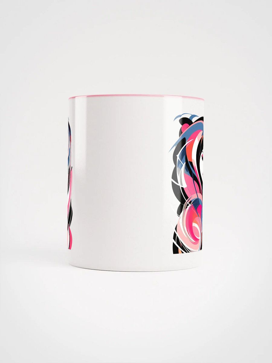 Serenity - Abstract Art - Ceramic Mug with Color Inside product image (5)