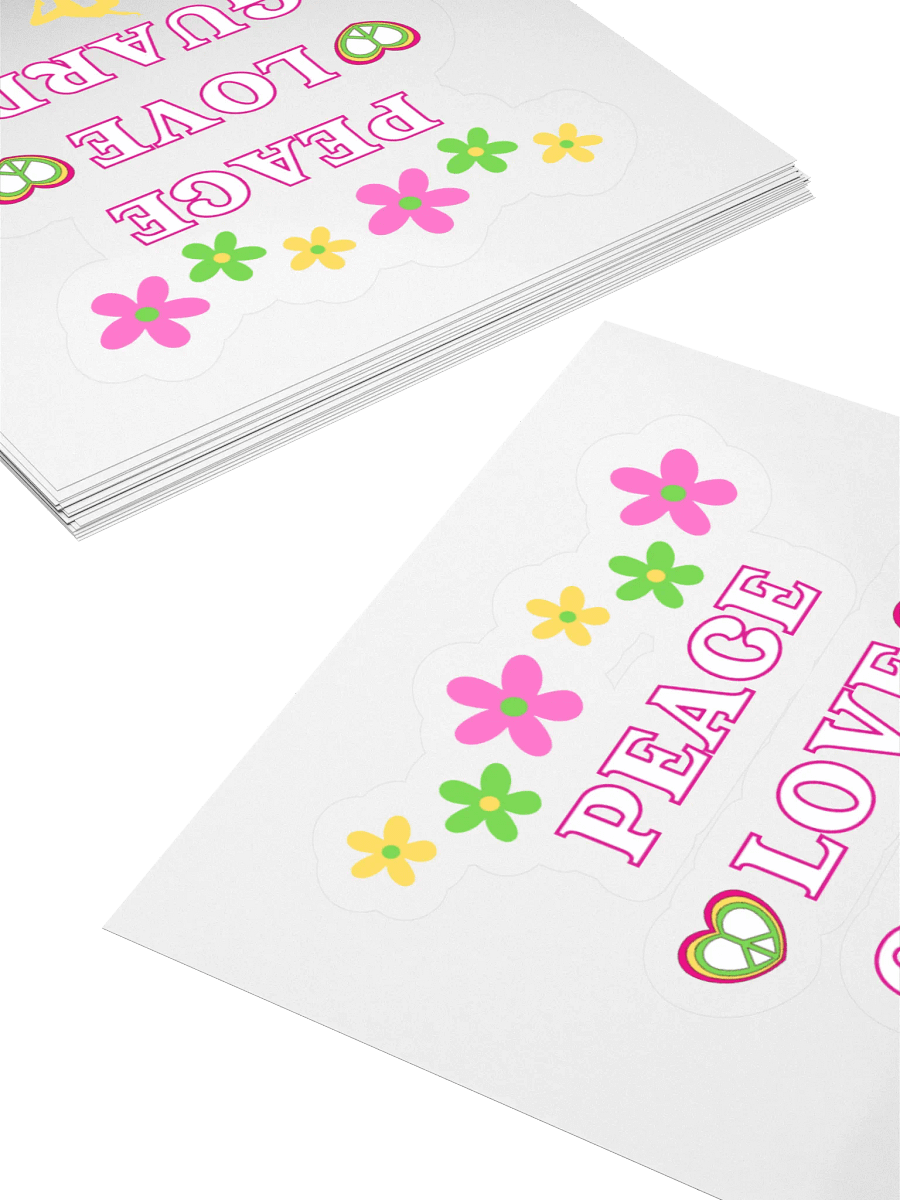 PEACE. LOVE. GUARD STICKER product image (11)