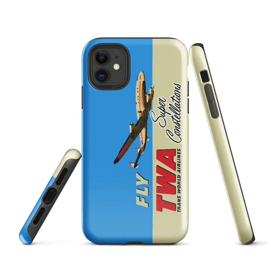 Vintage TWA Super Constellations iPhone® Tough Case product image (1)