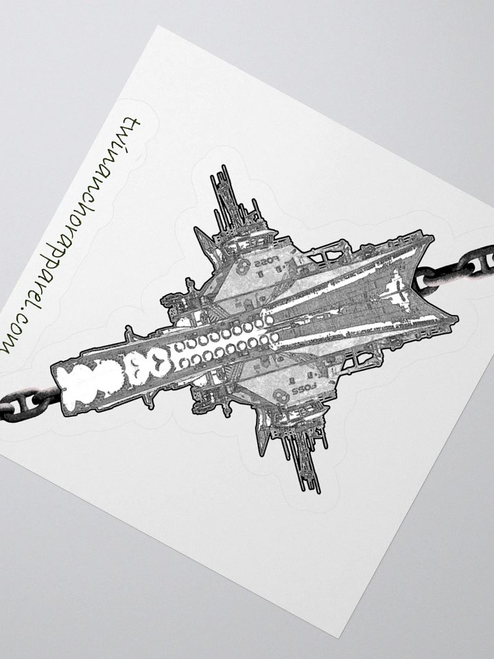 Foss double tug Sketch Kiss Cut Stickers product image (7)
