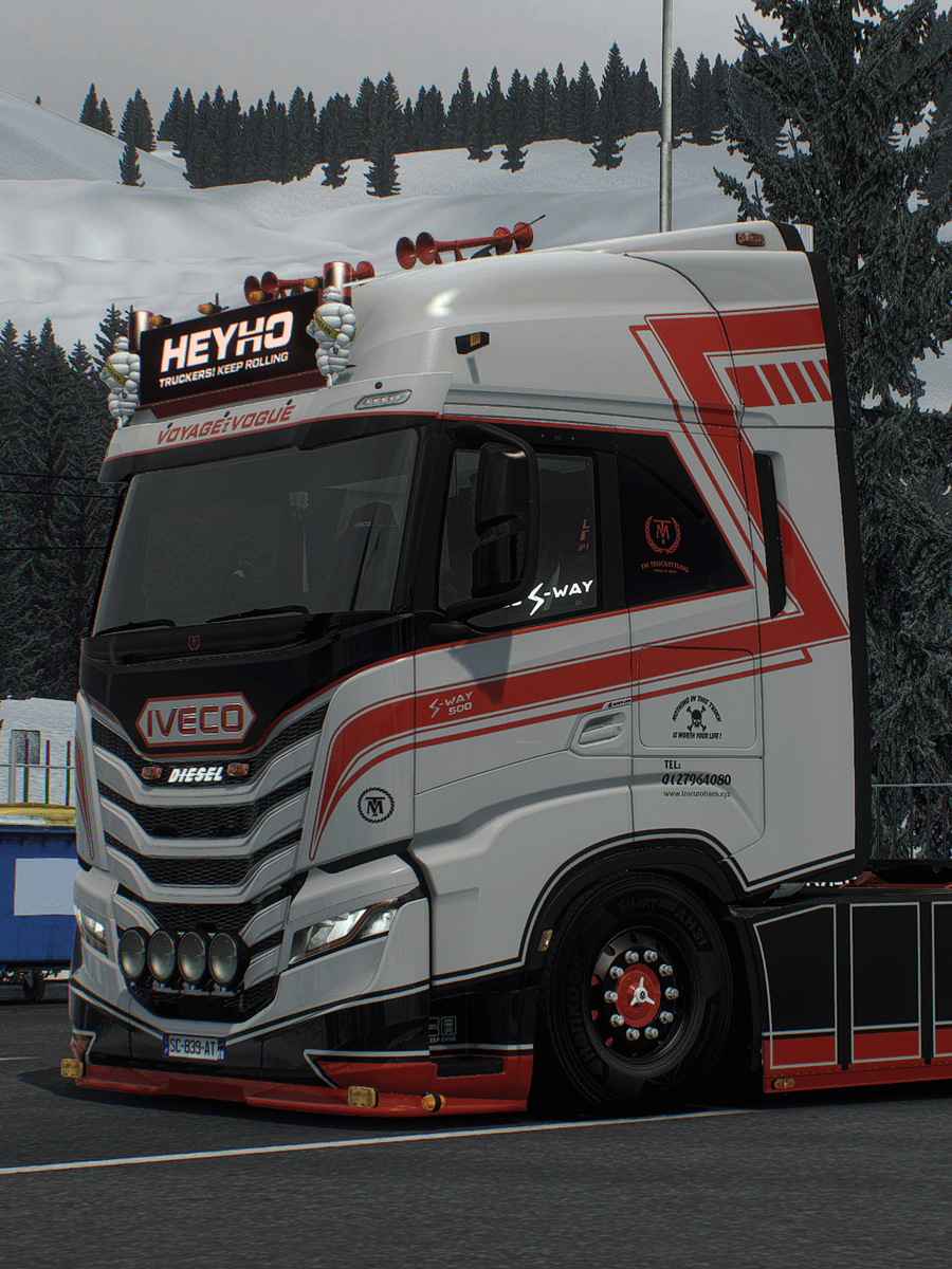 Iveco S Way Paintjob | Changeable Multi Color Skin | Compatible with Tuning Pack by MDT product image (8)