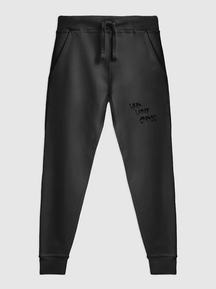 Who Want SmoCe Black Text Joggers product image (4)