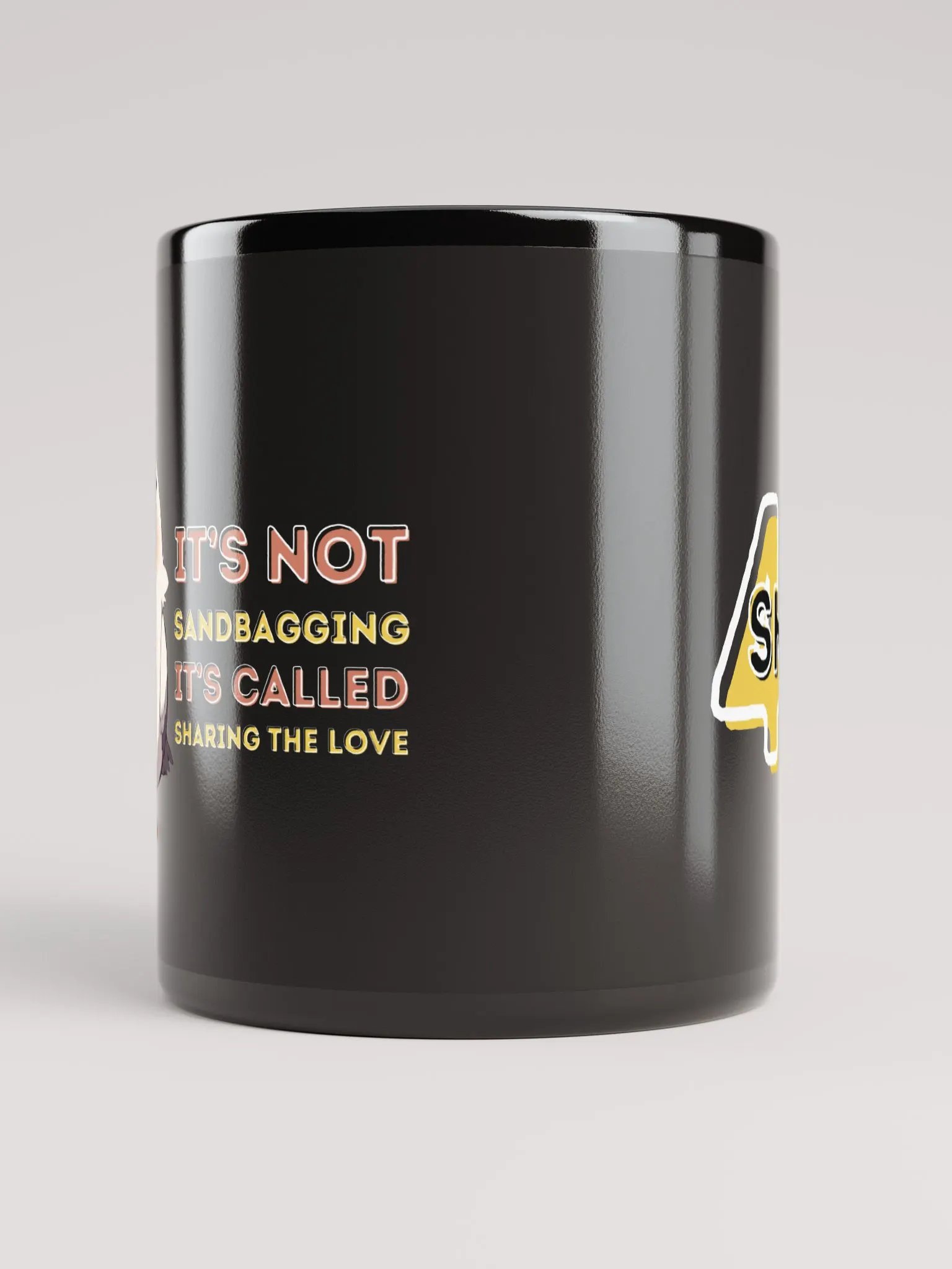 Sharing The Love Black Mug product image (10)