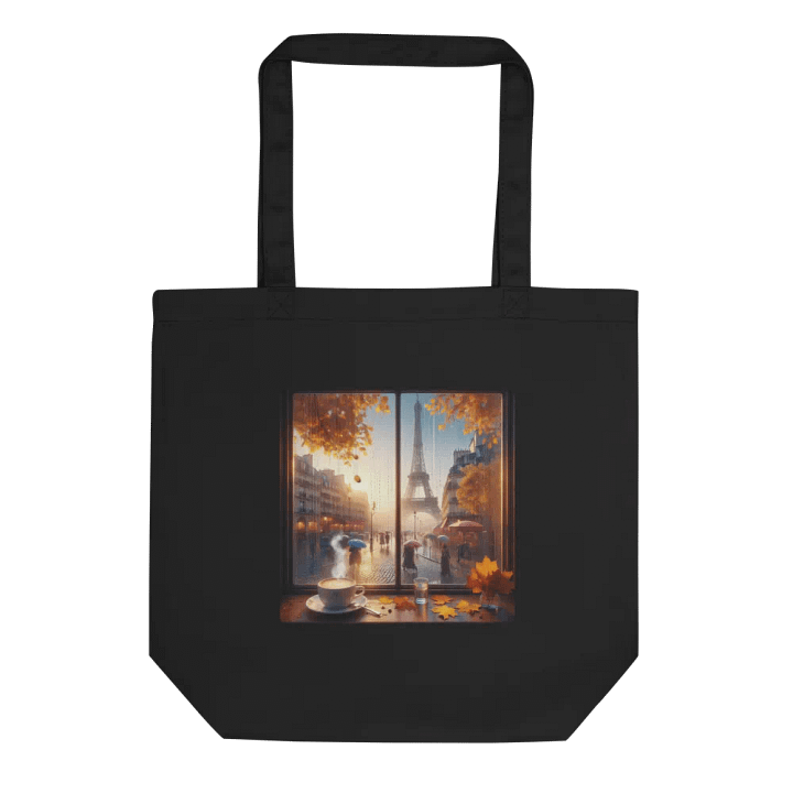 Rainy Day in Paris Eco Tote | Ai Design product image (2)