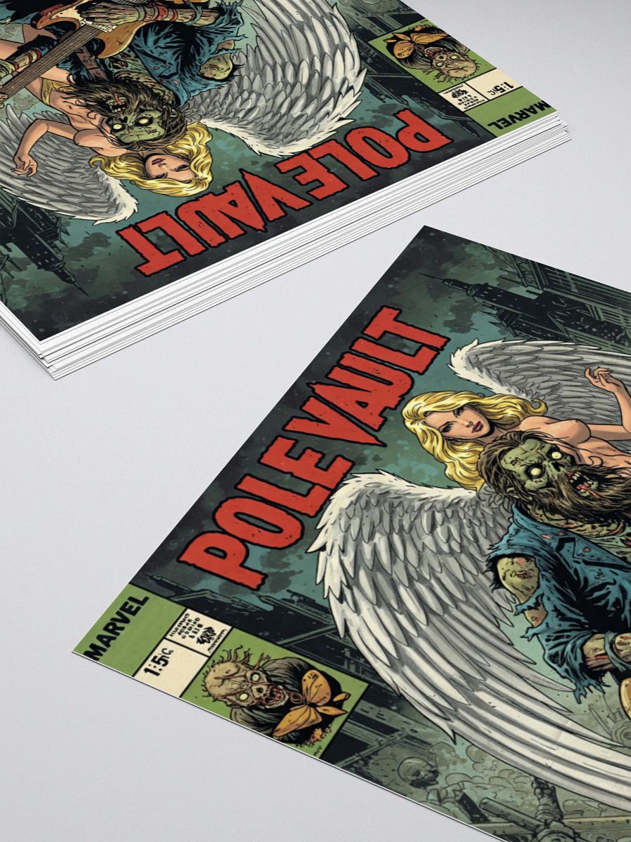 Pole Vault Comic Sticker product image (12)