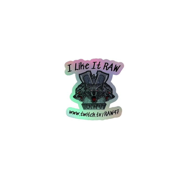I Like It RAW Sticker product image (1)