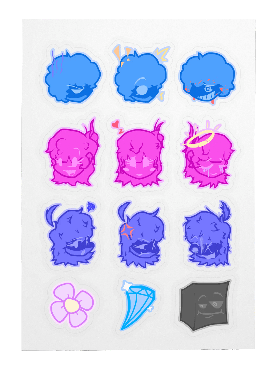 The Trio Sticker Set product image (3)