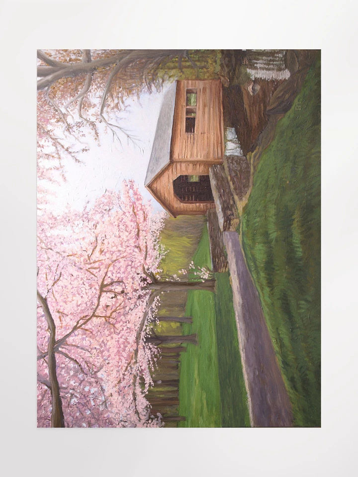 Cherry Blossom Bridge Poster product image (1)