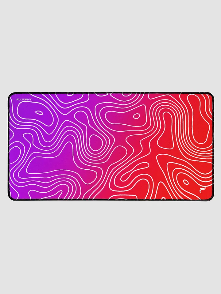 Red & Purple Topography Mousepad - Fluxphy product image (1)