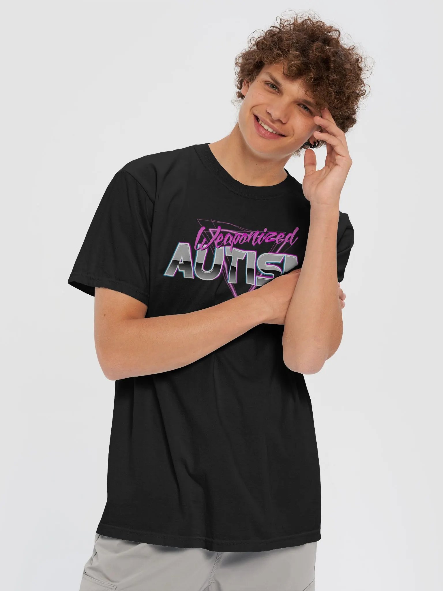Weaponized Autism 80s Aesthetic Shirt product image (7)