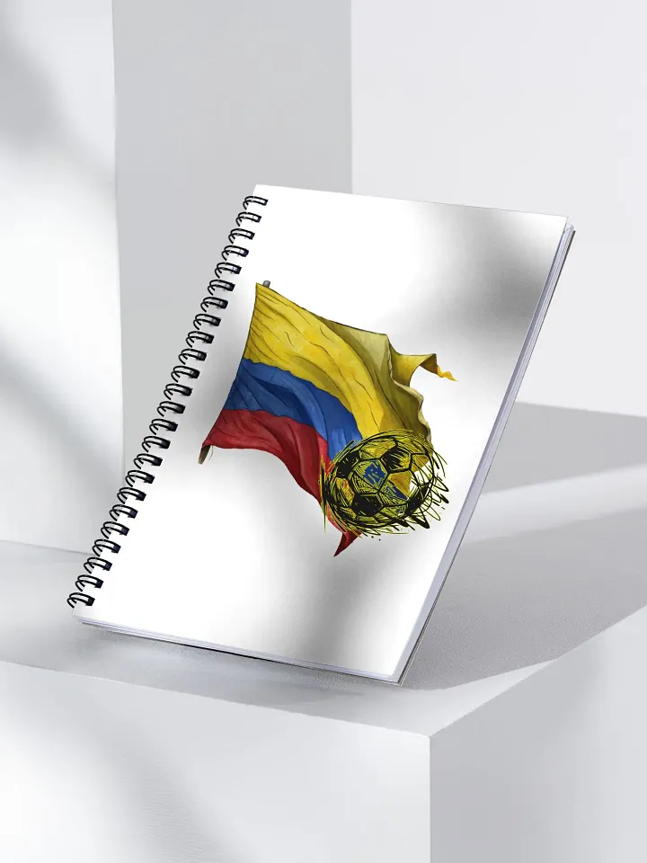 Colombian Flag Soccer Spiral Notebook product image (2)