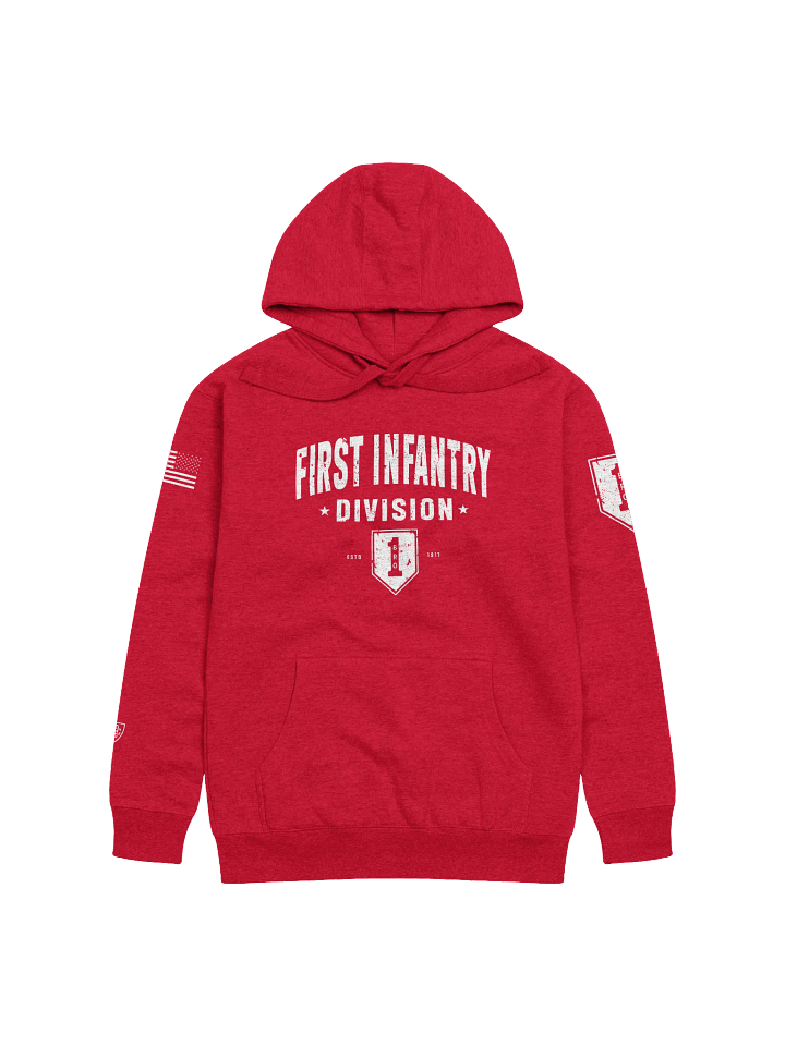 1st Infantry Division - Big Red One "Distressed" Hoodie product image (1)