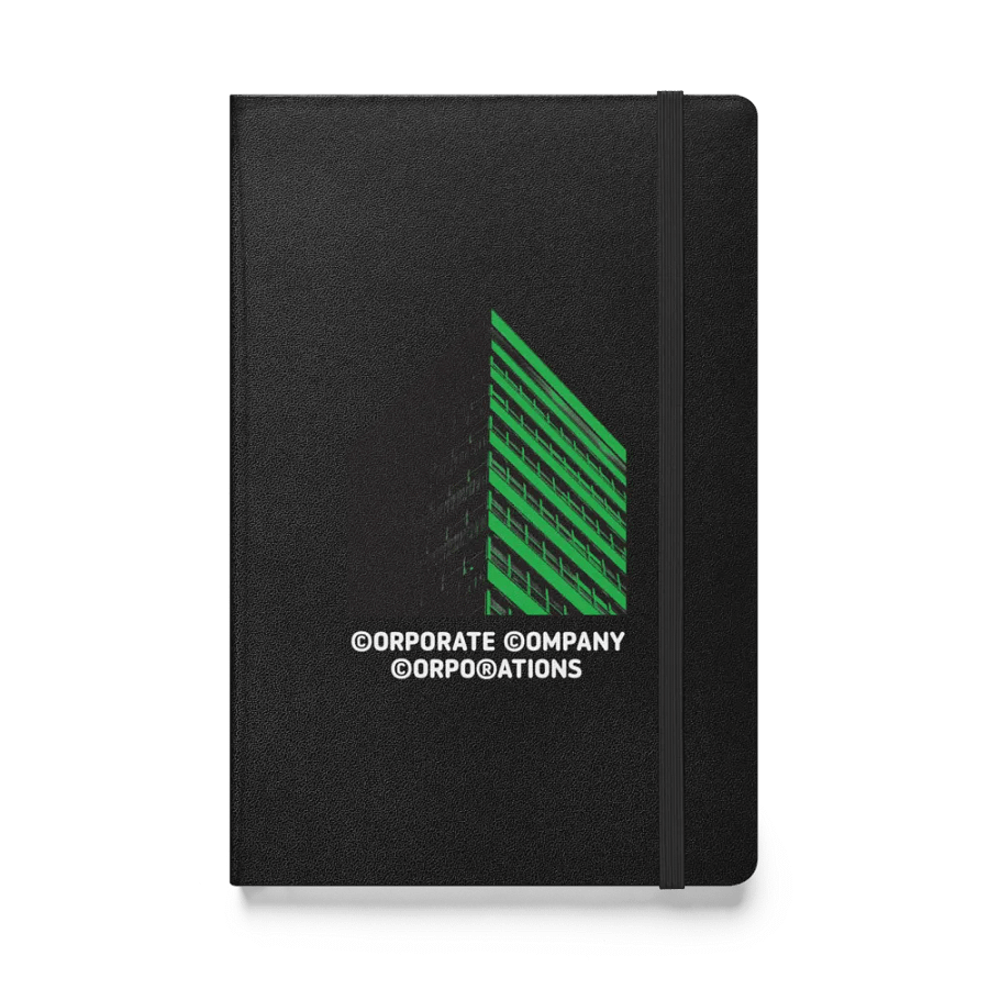 Corporate Company Corporations - Hardcover Bound Notebook | JournalBook® product image (1)