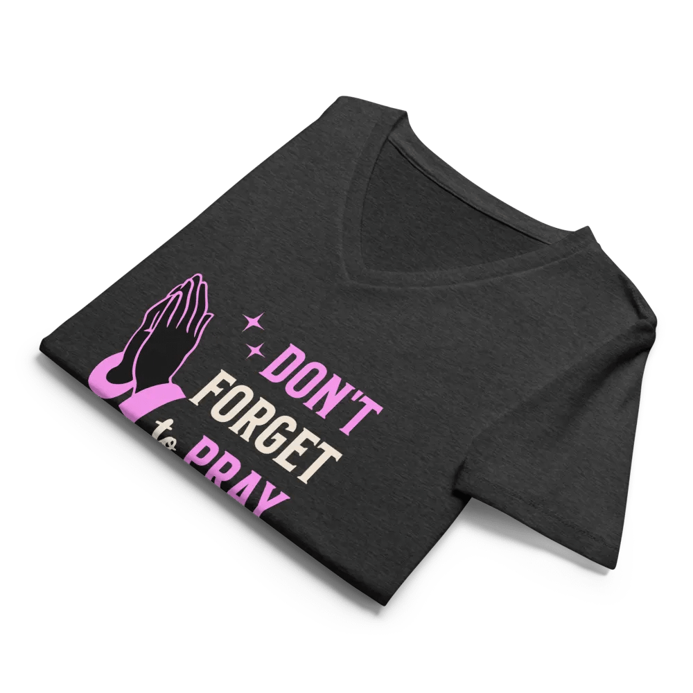 Pray Always Relaxed V-Neck Tee product image (4)