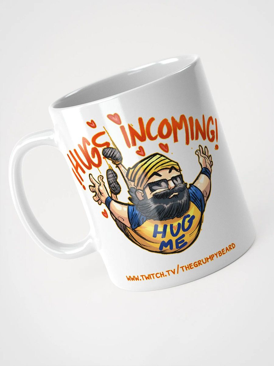 HUGS INCOMING - White Glossy Mug product image (3)