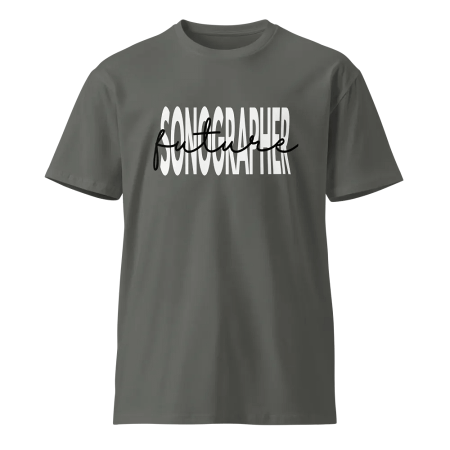 Future Sonographer Ultrasound Tech Cardiac Graduate Unisex Premium T-Shirt product image (1)