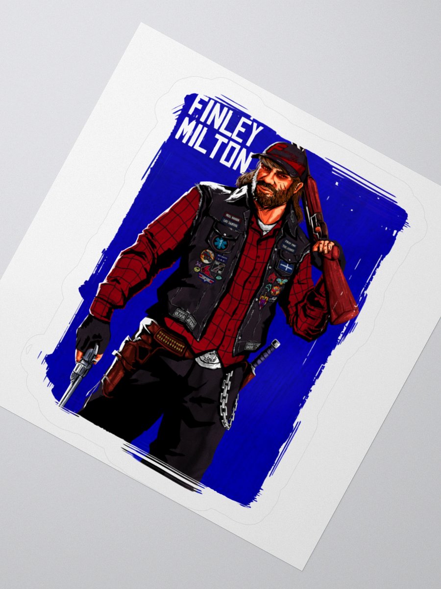 Finn Milton Portrait Sticker product image (5)