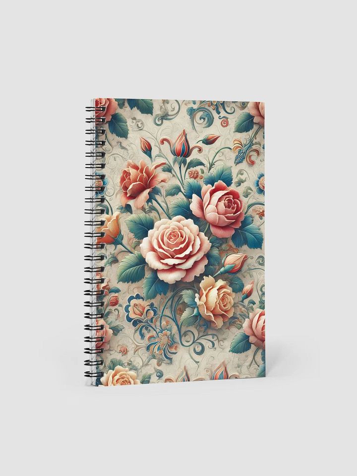Royal Floral Spiral Notebook product image (1)
