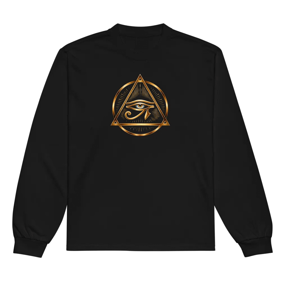 [Eye of Horus] - Unisex Premium Heavyweight Long Sleeve Shirt product image (8)
