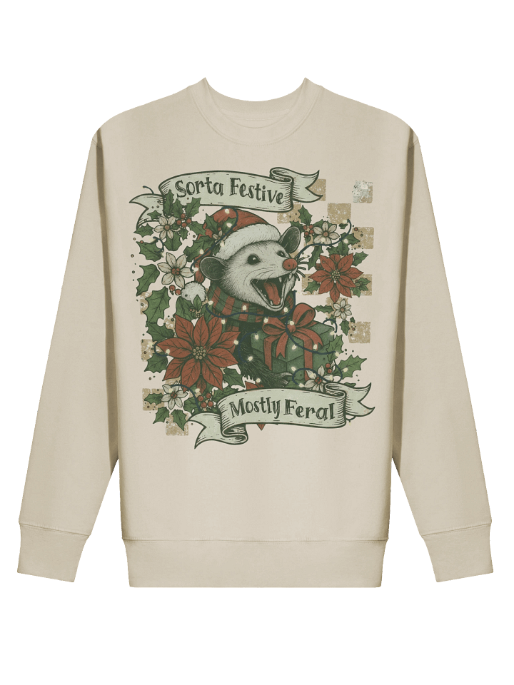 Festive Possum Holiday Sweatshirt product image (33)