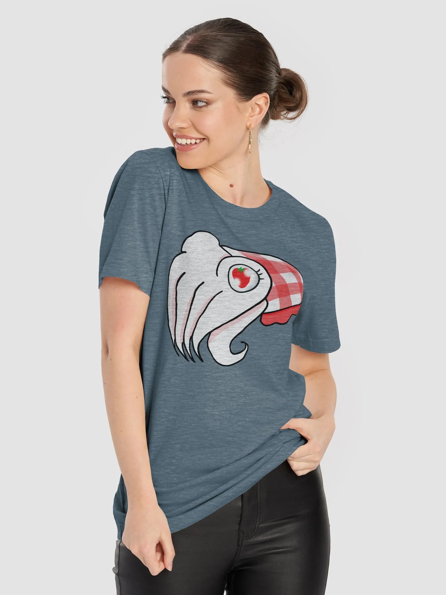 Strawberry Plaid Cuttlefish Tee product image (8)