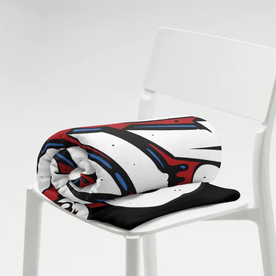 L2A Red Splatter Blanket product image (7)