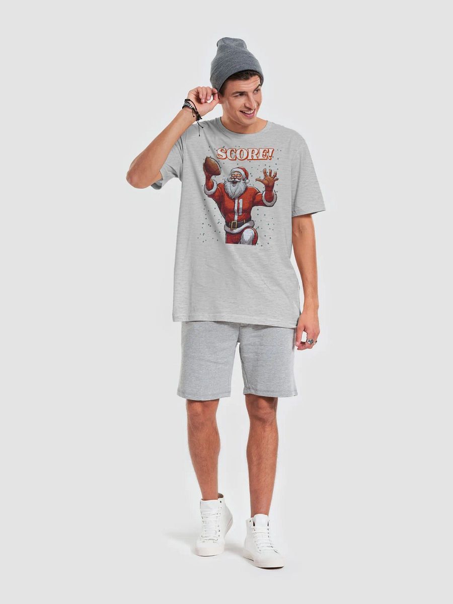 Football Playing Santa Claus T-shirt product image (34)
