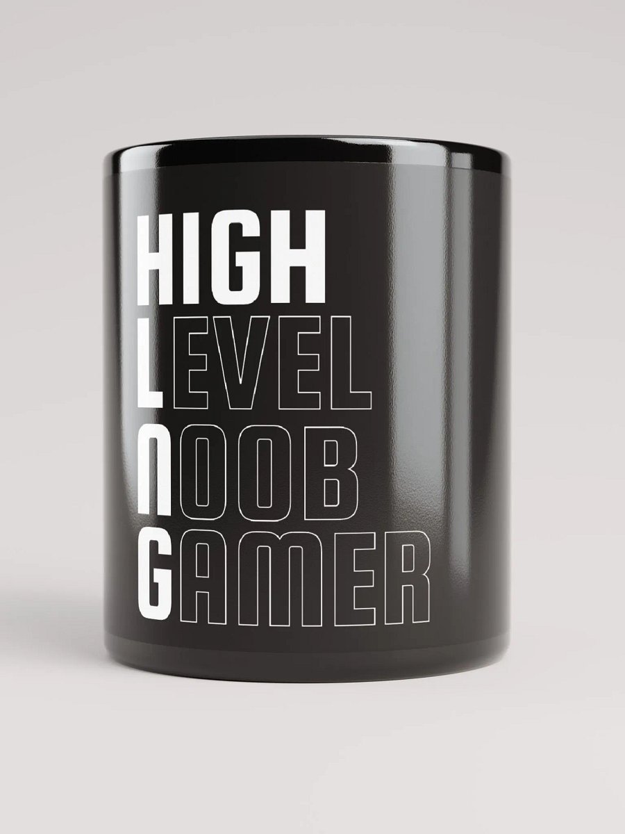 High Level Noob Gamer Glossy Mug product image (1)
