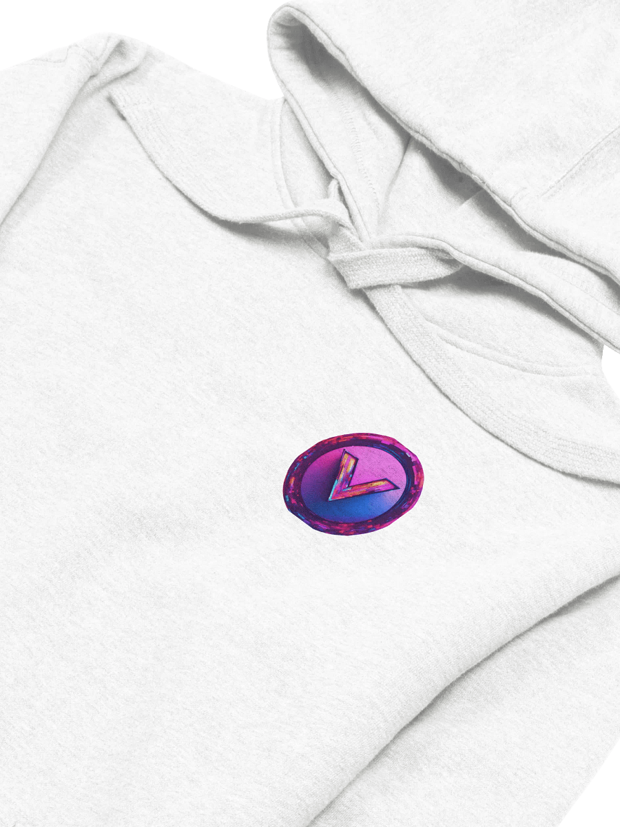 White Simplistic V Hoodie product image (3)