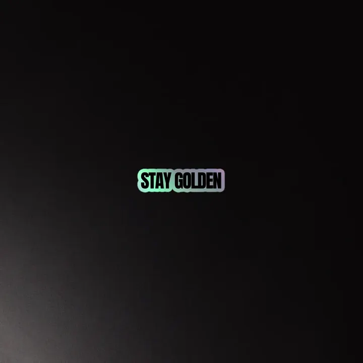 Stay Golden Sticker product image (2)