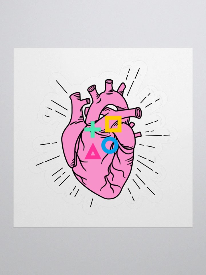 Heart Of Game Sticker product image (1)