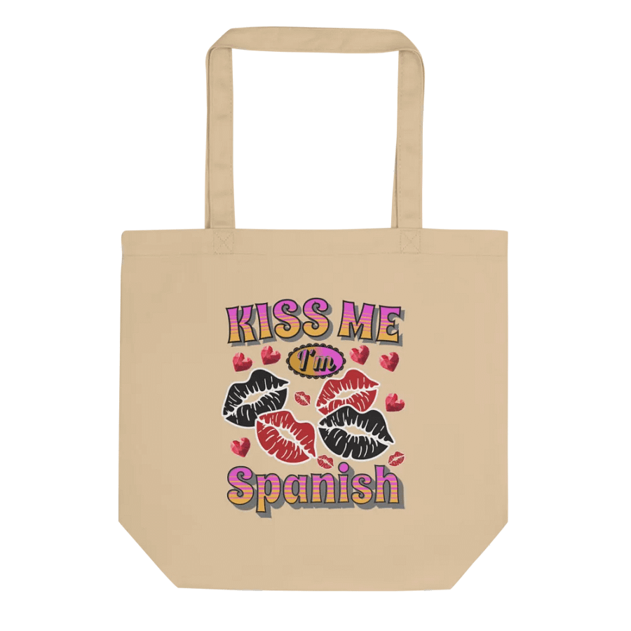 Kiss Me Im Spanish Eco-Friendly Tote Bag product image (1)