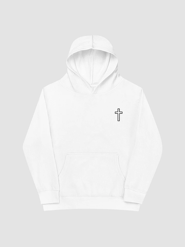 Kids White Cross Hoodie product image (1)