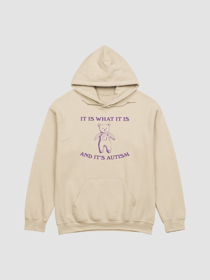 It is what it is and its autism Hoodie product image (6)