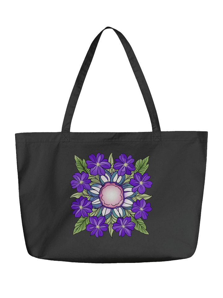 Celestial Petalwheel Mandala - Eco-conscious Organic Cotton Totes product image (1)