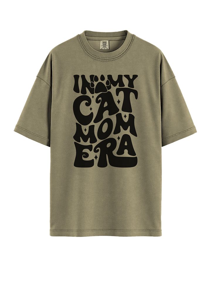 In My Cat Mom Era T-Shirt – Retro Cat Lover Tee product image (1)