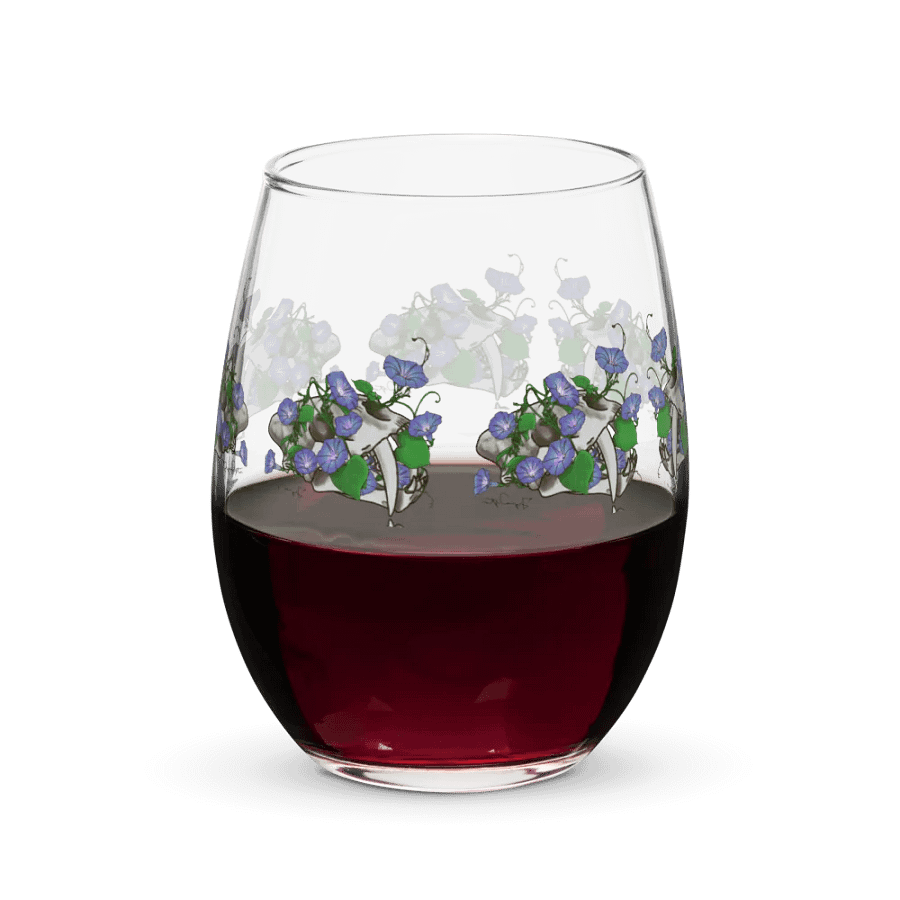 Morning Glory Smilodon Wine Glass product image (6)